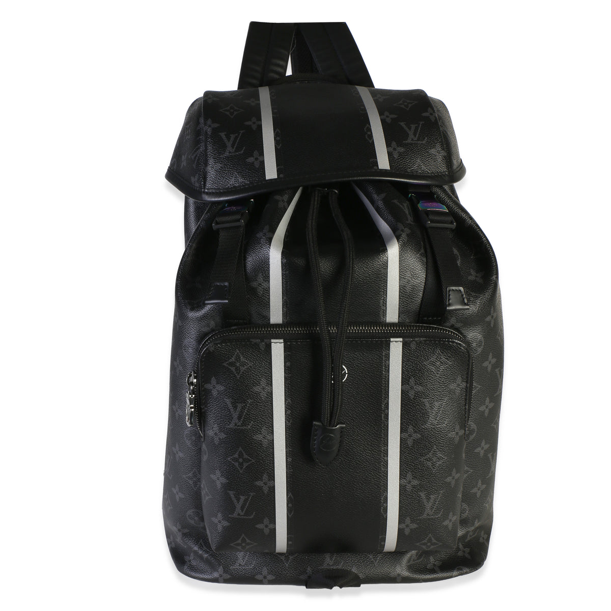 Louis Vuitton Monogram Eclipse Canvas Flash Fragment Zack Backpack Handbag id
