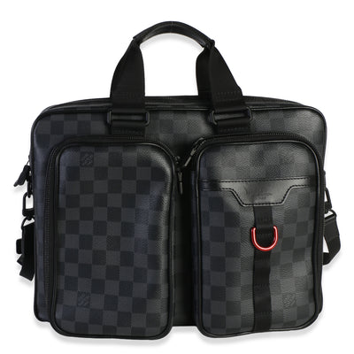 Louis Vuitton Damier Graphite Canvas Utility Business Bag Handbag id