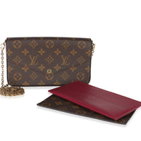 Louis Vuitton Fuchsia Monogram Canvas Felicie Pochette Handbag id