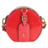 Louis Vuitton Cerise Monogram Vernis Mini Boite Chapeau Handbag id