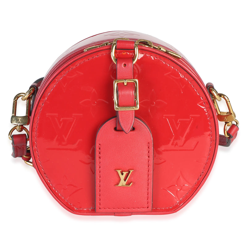 Louis Vuitton Cerise Monogram Vernis Mini Boite Chapeau Handbag id