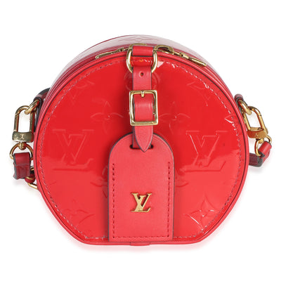 Louis Vuitton Cerise Monogram Vernis Mini Boite Chapeau Handbag id