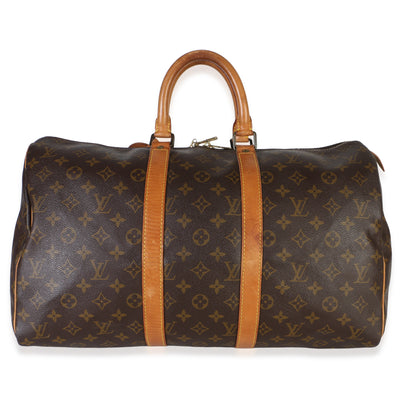 Louis Vuitton Monogram Canvas Keepall 45 Handbag id