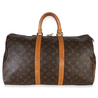 Louis Vuitton Monogram Canvas Keepall 45 Handbag id