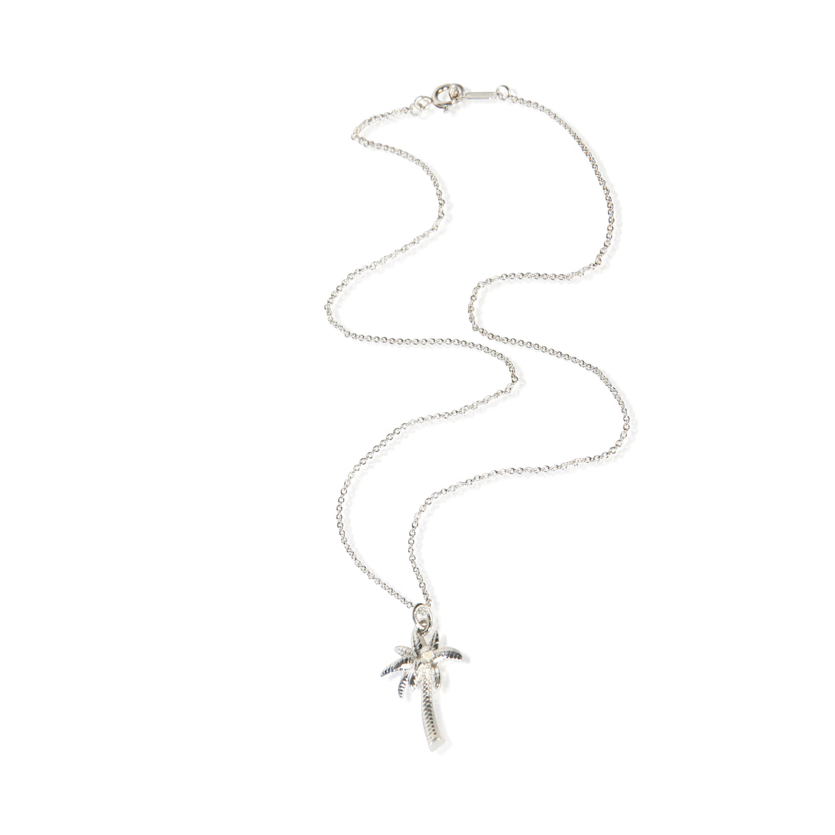 Tiffany & Co. Sterling Silver Palm Tree Pendant 2