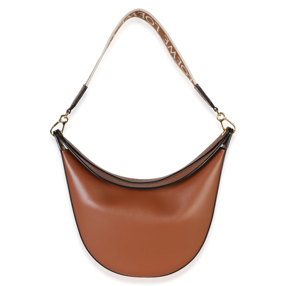 Loewe Pecan Satin Calfskin Jacquard Luna Bag Handbag id