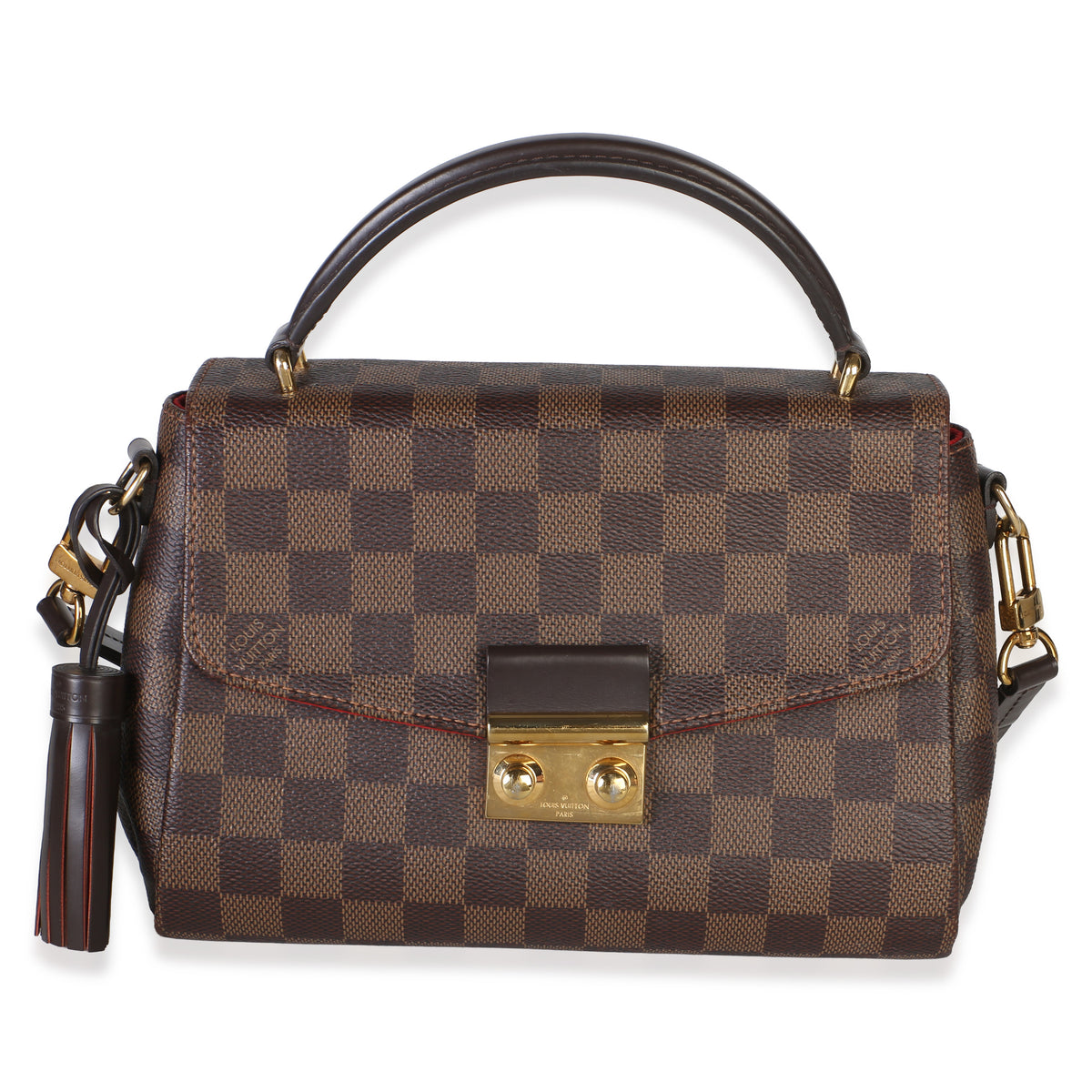 Louis Vuitton Damier Ebene Canvas Croisette Handbag id
