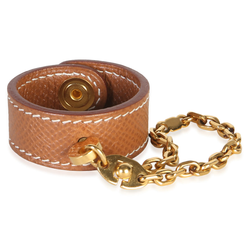 Hermès Gold Courchevel Nomad Glove Holder id