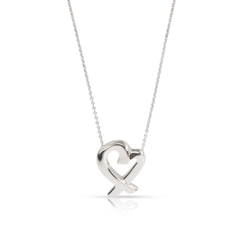 Tiffany & Co. Sterling Silver Paloma Picasso Small Loving Heart Pendant