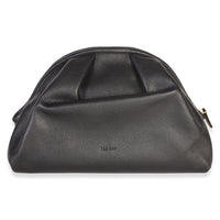 The Row Black Ultrasoft Goatskin Charlotte Clutch Handbag id