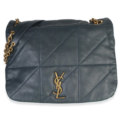 Saint Laurent Teal Lambskin Matelasse Monogram Small Jamie 4.3 Handbag id