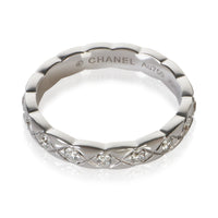 Chanel White Gold Diamond Mini Model Coco Crush Band 3