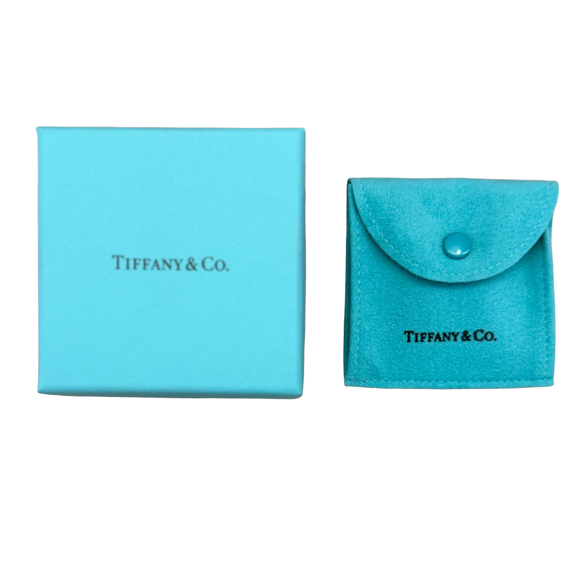 Tiffany & Co. Sterling Silver Elsa Peretti Open Heart Pendant box