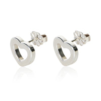 Tiffany & Co. Sterling Silver Heart Link Earrings 2