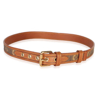 Louis Vuitton Monogram Canvas Echarpe Belt 90/36 id
