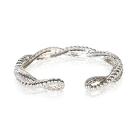John Hardy Sterling Silver Twisted Hinged Cuff Bracelet 3