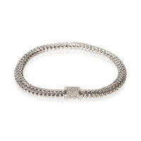 John Hardy Sterling Silver Diamond Icon Bracelet fv