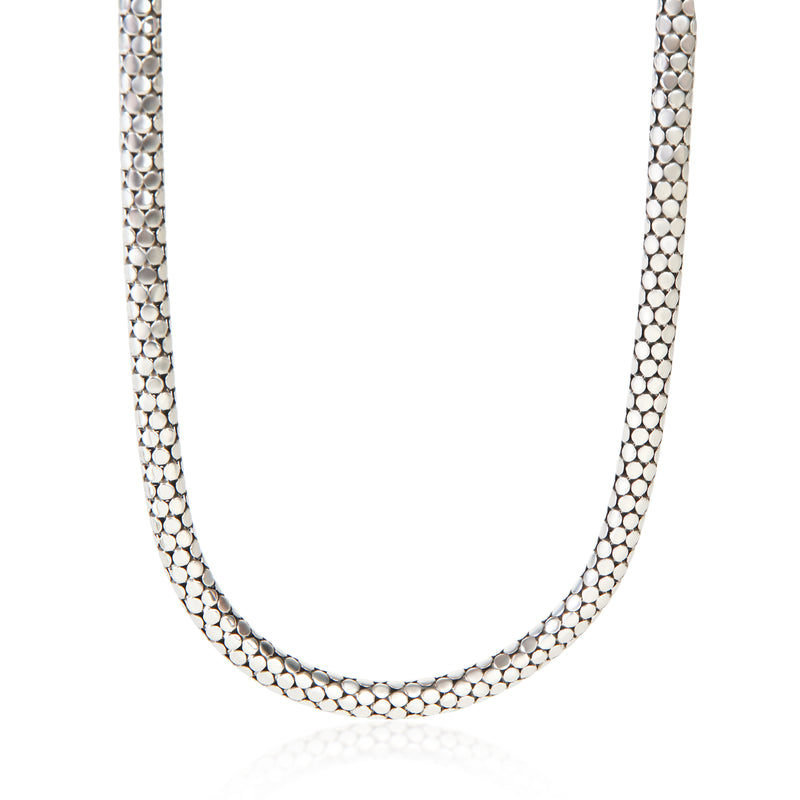 John Hardy Sterling Silver Dot Chain Necklace fv