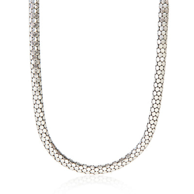 John Hardy Sterling Silver Dot Chain Necklace fv