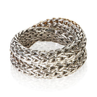 John Hardy 1/5 18K Yellow Gold & Sterling Silver Classic Chain Ring 3
