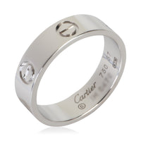 Cartier White Gold Love Ring 5