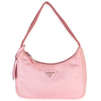 Prada Rosa Tessuto Nylon Mini Re Edition 2000 Handbag id