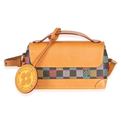 Louis Vuitton Damier Canvas Steamer East West Wearable Wallet Handbag id