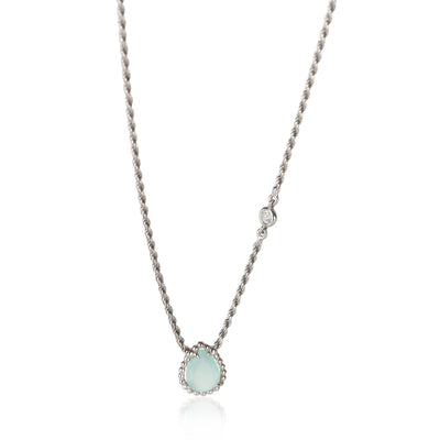 Boucheron White Gold Diamond Serpent Boheme Pendant fv