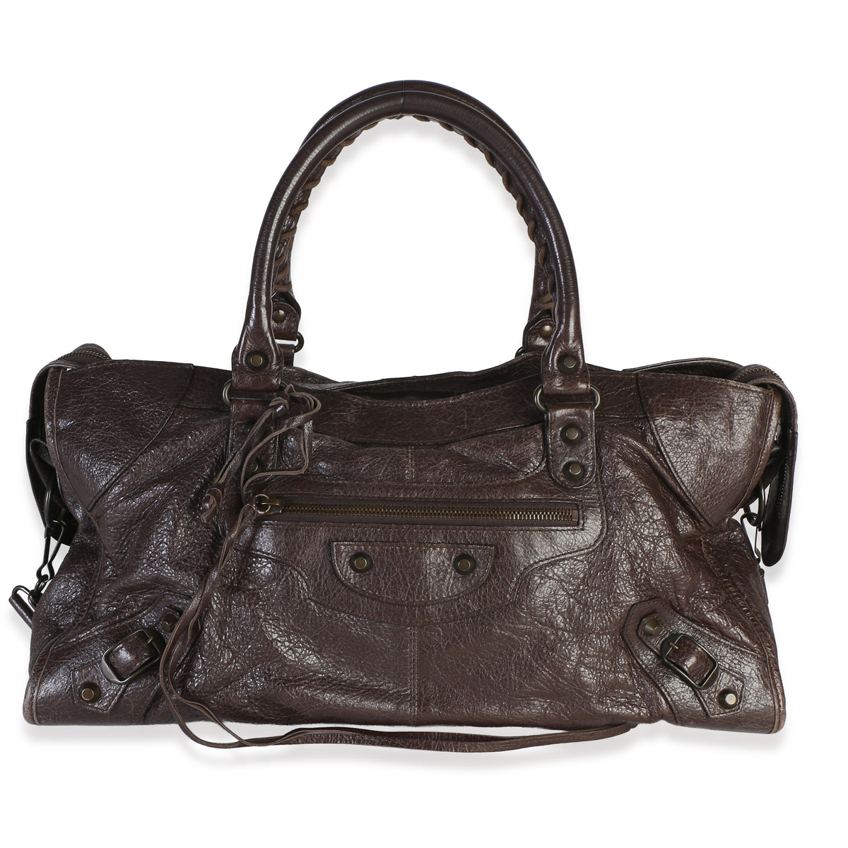Balenciaga Charbon Agneau Classic Hardware Part Time Bag Handbag id