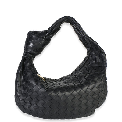 Bottega Veneta Black Nappa Intrecciato Teen Jodie Handbag id