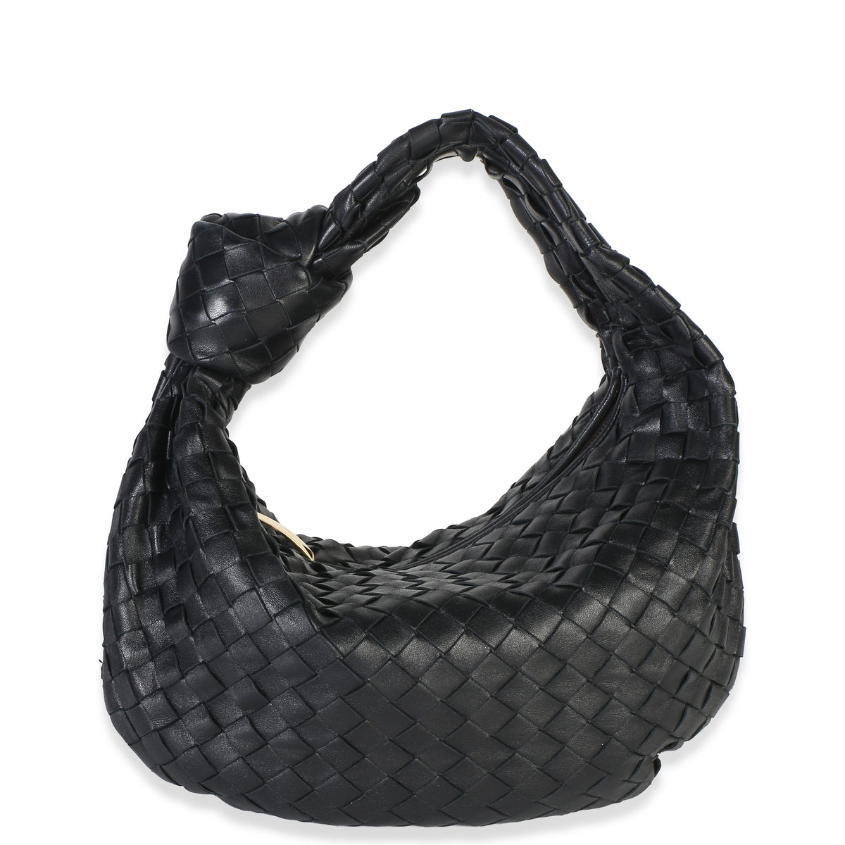 Bottega Veneta Black Nappa Intrecciato Teen Jodie Handbag id