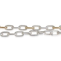 David Yurman 1/5 18K Yellow Gold & Sterling Silver Madison Link Necklace 2