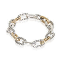 David Yurman 1/5 18K Yellow Gold & Sterling Silver Madison Chain Bracelet 2