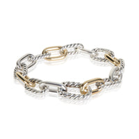 David Yurman 1/5 18K Yellow Gold & Sterling Silver Madison Chain Bracelet 3