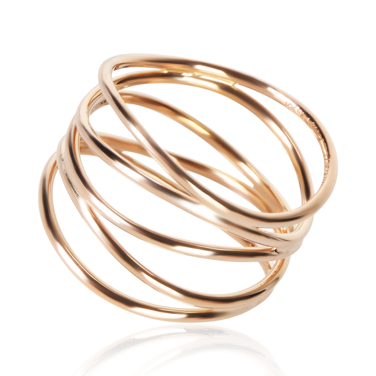 Tiffany & Co. Rose Gold Elsa Peretti Wave Ring 2