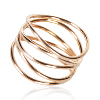 Tiffany & Co. Rose Gold Elsa Peretti Wave Ring 2