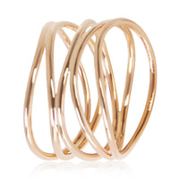 Tiffany & Co. Rose Gold Elsa Peretti Wave Ring 4
