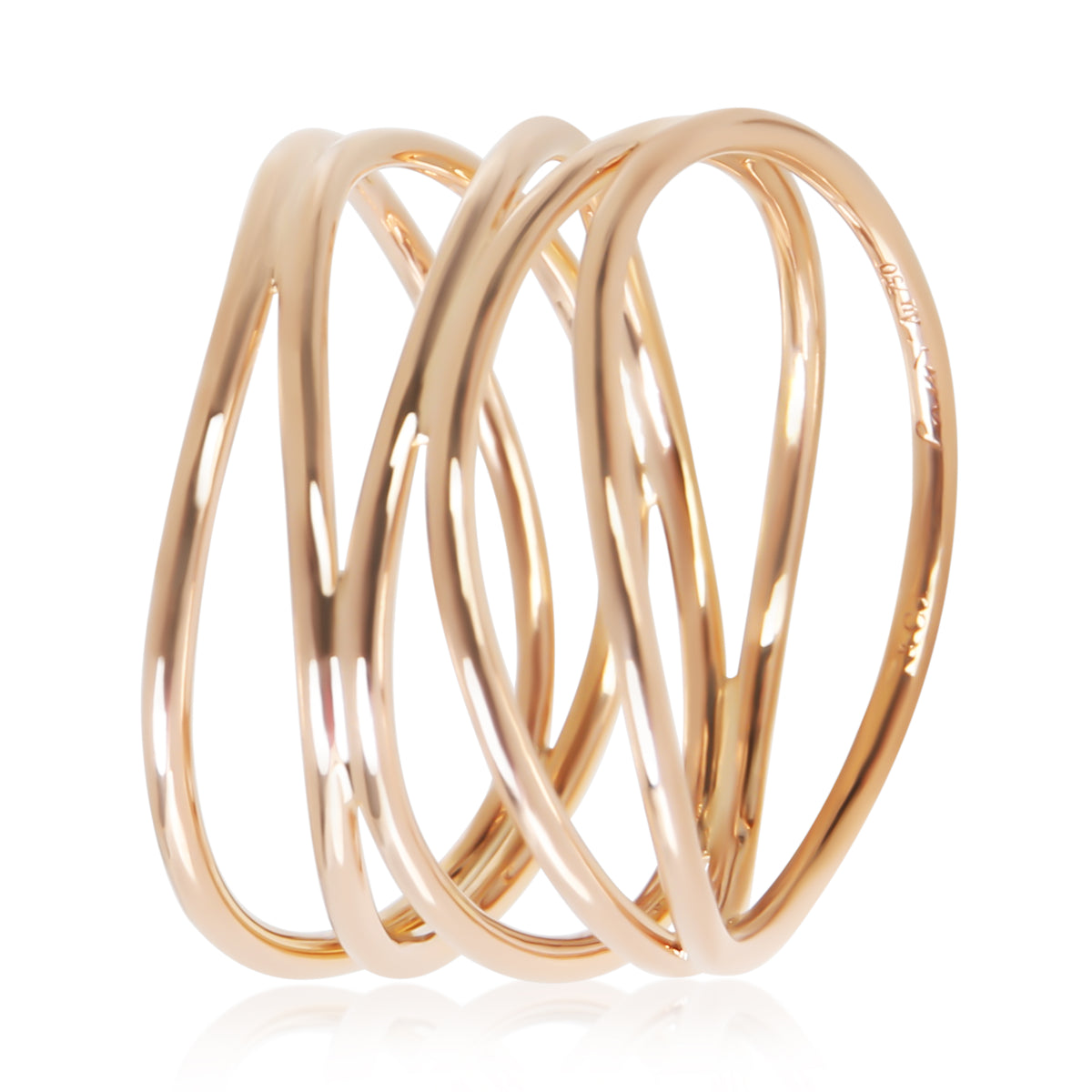 Tiffany & Co. Rose Gold Elsa Peretti Wave Ring 4