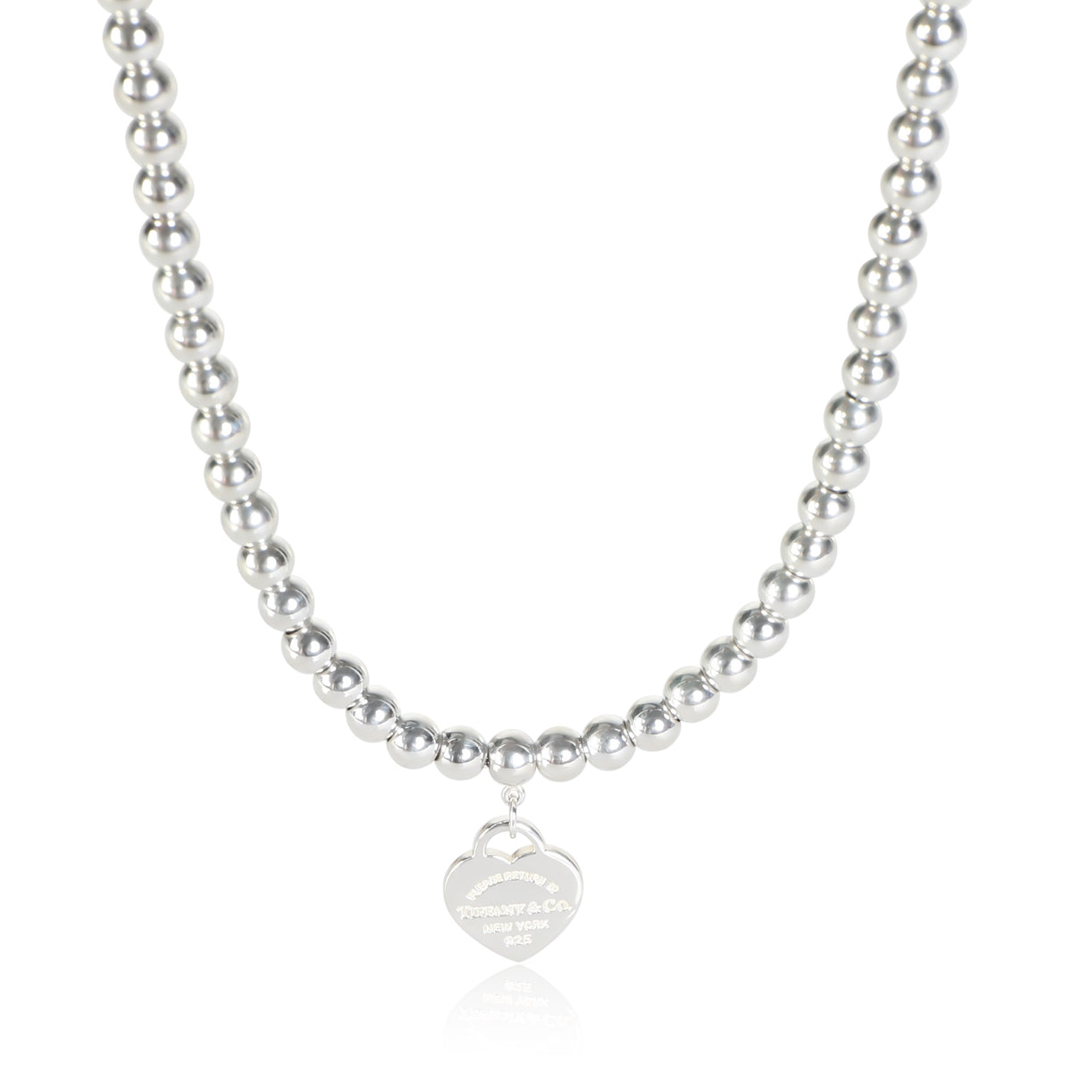 Tiffany & Co. Sterling Silver Return To Tiffany Necklace 4