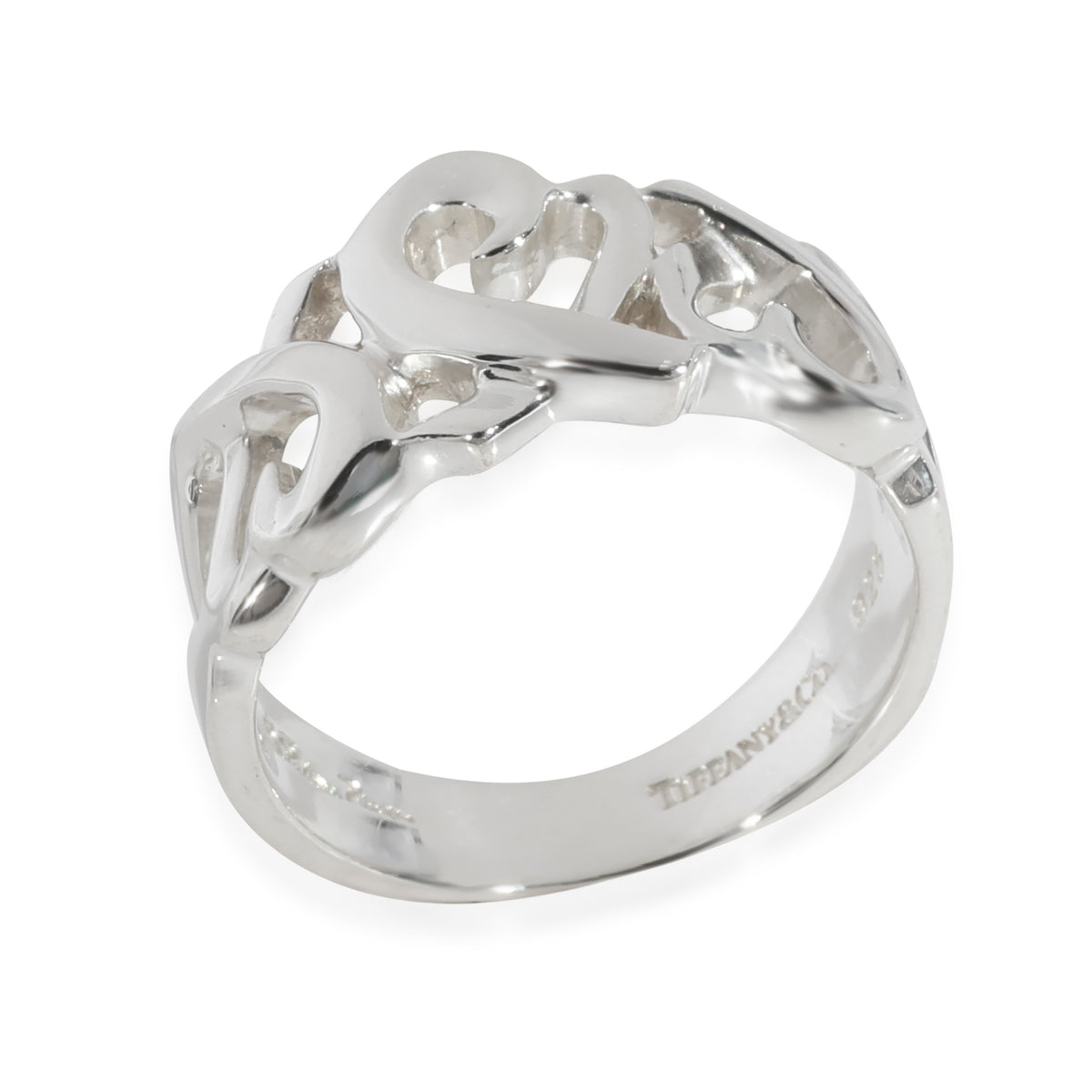 Tiffany & Co. Sterling Silver Paloma Picasso Loving Heart Ring