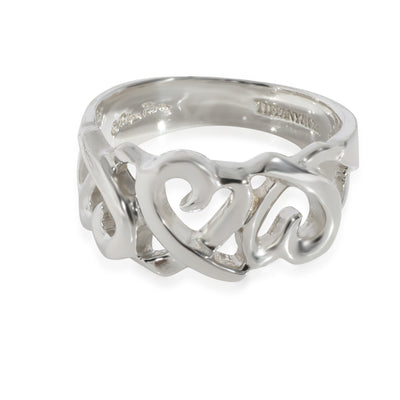 Tiffany & Co. Sterling Silver Paloma Picasso Loving Heart Ring