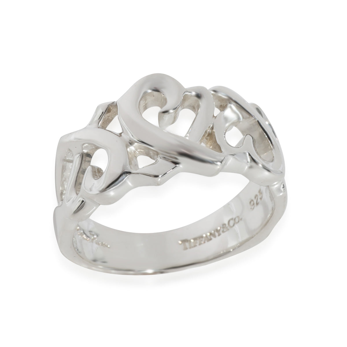 Tiffany & Co. Sterling Silver Paloma Picasso Loving Heart Ring