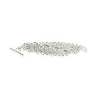 Tiffany & Co. Sterling Silver Multistrand Heart Bracelet 4