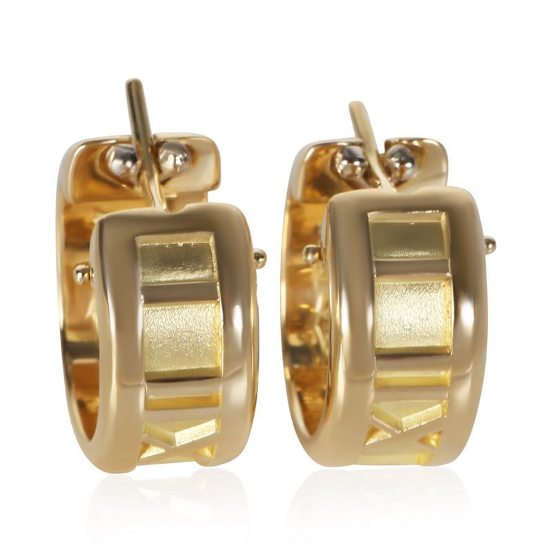 Tiffany & Co. Yellow Gold 1995 Small Atlas Hoop Earrings fv