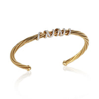 David Yurman Yellow Gold Diamond Helena Bracelet 4