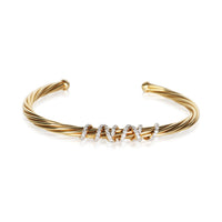 David Yurman Yellow Gold Diamond Helena Bracelet fv