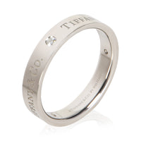 Tiffany & Co. Platinum Diamond T&Co. Ring 4