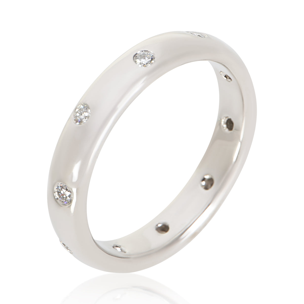 Tiffany & Co. Platinum Diamond Etoile Ring 5