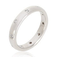 Tiffany & Co. Platinum Diamond Etoile Ring 5