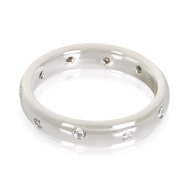 Tiffany & Co. Platinum Diamond Etoile Ring fv